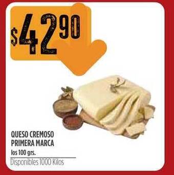 Supermercados Vea Queso Cremoso Primera Marca 100grs oferta