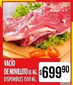 Supermercados Vea Vacío De Novillito El Kg. oferta