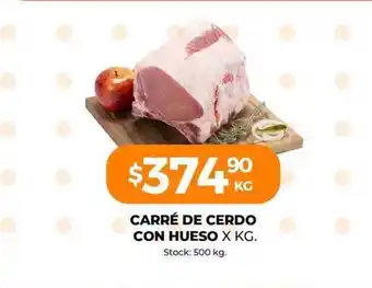 Super MAMI Carré De Cerdo Con Hueso x kg oferta