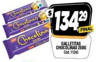 Supermercados Yaguar Galletitas Chocolinas 250g oferta
