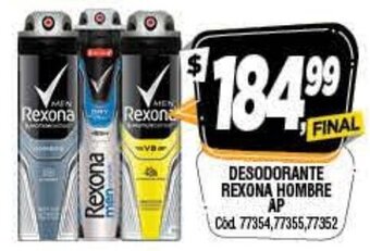Supermercados Yaguar Desodorante Rexona Hombre Ap oferta