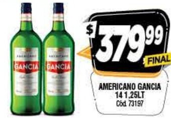 Supermercados Yaguar Americano Gancia 14 1,25lt oferta