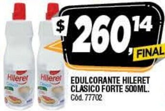 Supermercados Yaguar Edulcorante Hileret Clasico Forte 500ml oferta