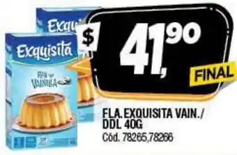 Supermercados Yaguar Fla. Exquisita Vain. / Ddl 40g oferta