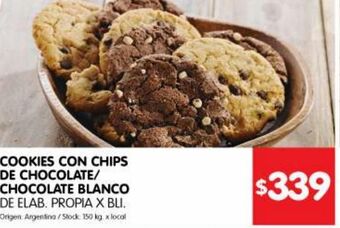 Disco Cookies con chips de chocolate oferta