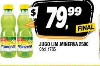 Supermercados Yaguar Jugo Lim.Minerva 250c oferta