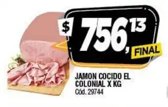Supermercados Yaguar Jamon Cocido El Colonial x kg oferta