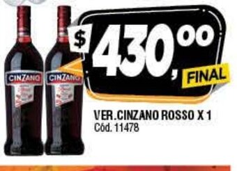 Supermercados Yaguar Ver. Cinzano Rosso x 1 oferta