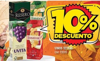 Supermercados Yaguar Vinos Tetras oferta