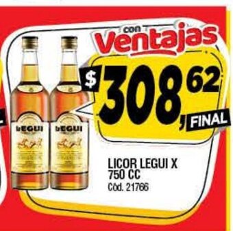 Supermercados Yaguar Licor Legui x 750 cc oferta