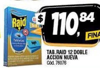 Supermercados Yaguar Tab. Raid 12 Doble Accion Nueva oferta