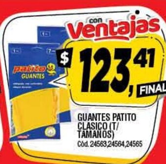 Supermercados Yaguar Guantes Patito Clasico (T/Tamanos) oferta