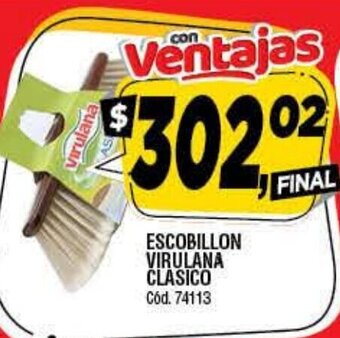 Supermercados Yaguar Escobillon Virulana Clasico oferta