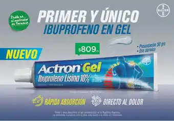 Farmacity Ibuprofeno en gel x 50 gr oferta