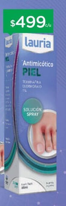 Farmacity Lauria spray antimicotico x 60 ml oferta