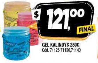 Supermercados Yaguar Gel Kalindys 250g oferta