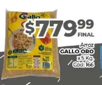 Diarco Gallo Oro Arroz x 5kg oferta