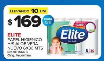 Carrefour Maxi Papel higiénico elite oferta