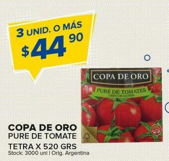 Carrefour Maxi Puré de tomate copa de oro 520g oferta