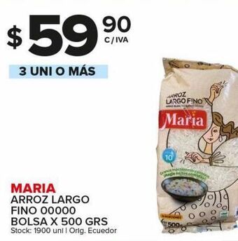 Carrefour Maxi Arroz largo maria 500g oferta
