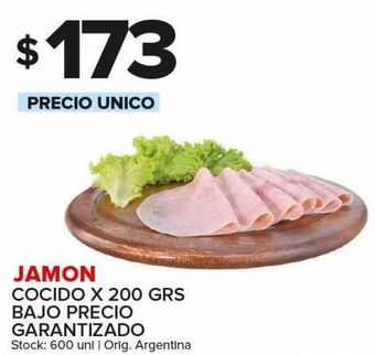 Carrefour Maxi Jamón cocido x 200g oferta