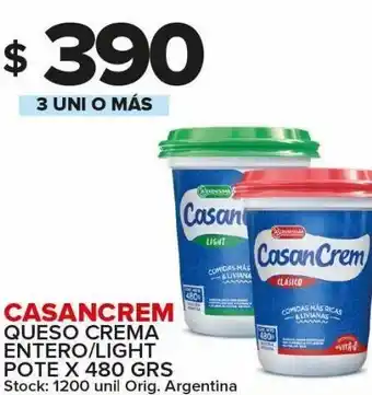 Carrefour Maxi Queso crema casancrem 480g oferta