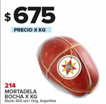 Carrefour Maxi Mortadela bocha 214 x kg oferta