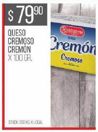 Disco Queso Cremoso Cremón oferta