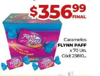 Diarco Flynn Paff Caramelos x 70 Un. oferta