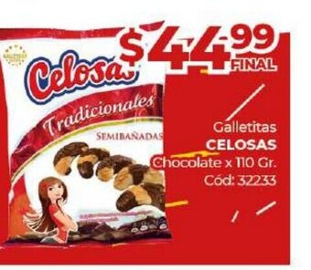 Diarco Celosas Galletitas Chocolate x 110 Gr. oferta