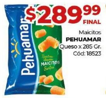 Diarco Pehuamar Maicitos Queso x 285 Gr. oferta