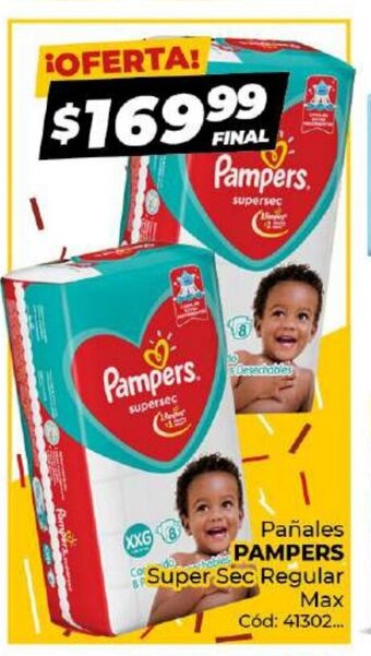 Diarco Pampers Pañales Super Sec Regular Max oferta