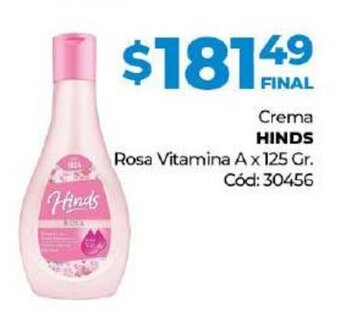Diarco Hinds Crema Rosa Vitamina A x 125 Gr. oferta