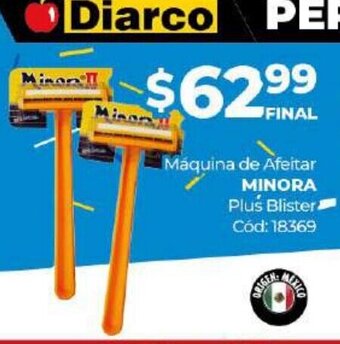 Diarco Minora Maquina de Afeitar Plus Blister oferta