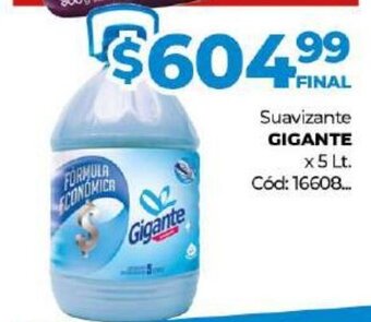 Diarco Gigante Suavizante x 5 Lt. oferta