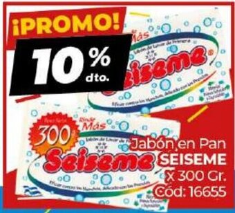 Diarco Seiseme Jabon en Pan x 300 Gr. oferta