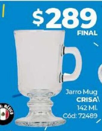 Diarco Crisa Jarro Mug 142 Ml oferta