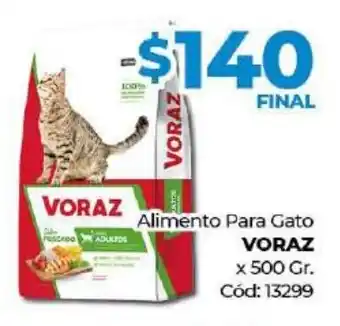 Diarco Voraz Alimento Para Gato x 500 Gr. oferta