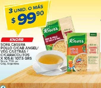 Carrefour Maxi Sopa knorr oferta