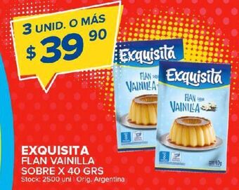 Carrefour Maxi Flan de vainilla exquisita oferta