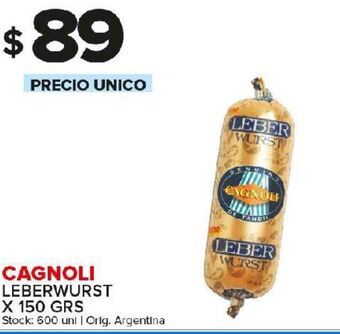 Carrefour Maxi Leberwurst cagnoli 150g oferta