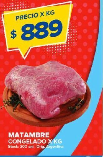 Carrefour Maxi Matambre congelado x kg oferta