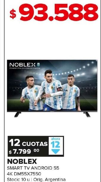 Carrefour Maxi Smart tv noblex oferta