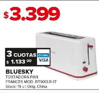 Carrefour Maxi Tostadora bluesky oferta