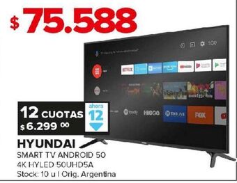 Carrefour Maxi Smart tv hyundai oferta