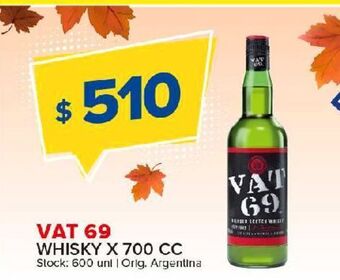 Carrefour Maxi Whisky vat 69 700cc oferta