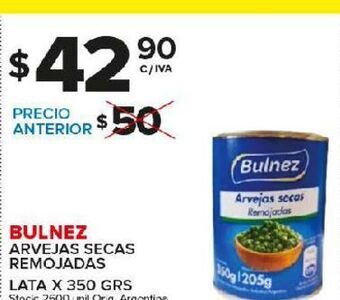 Carrefour Maxi Arvejas bulnez oferta