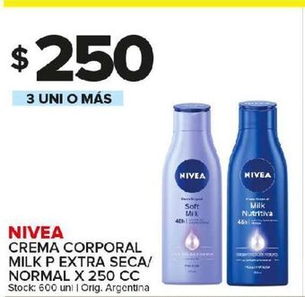 Carrefour Maxi Crema corporal nivea oferta