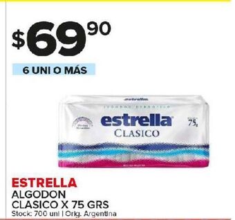 Carrefour Maxi Algodón estrella oferta