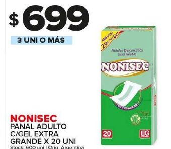 Carrefour Maxi Pañales para adultos nonisec oferta